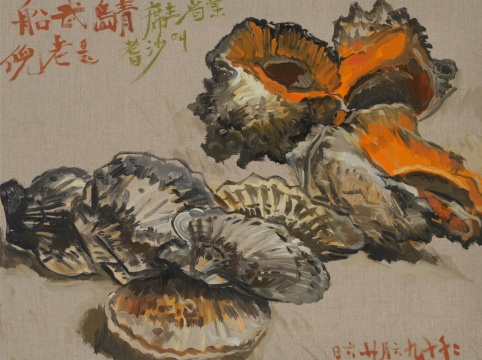 倪軍《三大螺》60x80cm 布面油畫 2019

