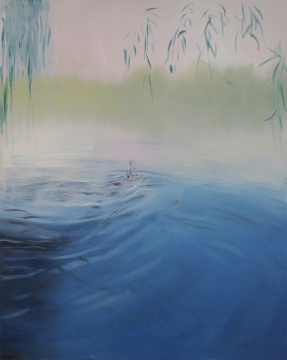 章劍《后海系列》250×200cm 布面油畫 2011
