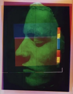 選自面孔與線條系列 35 x 25 cm 西巴克羅姆轉(zhuǎn)印至畫紙 1994
