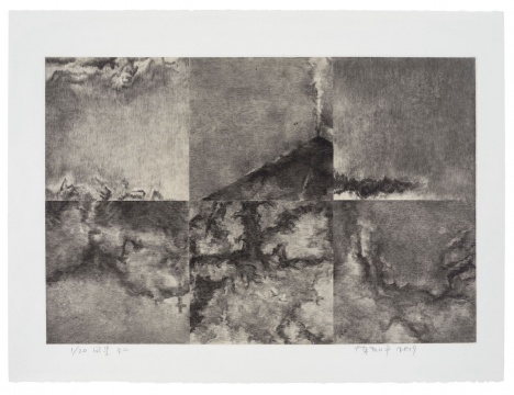 蘇新平《風(fēng)景之二》凹版76×56cm畫芯66×44cm 2019
