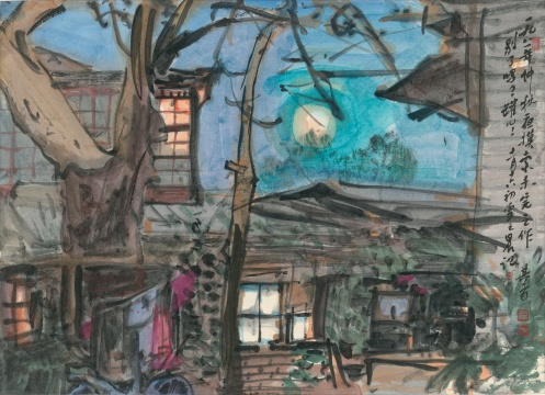 宗其香，《別了嗎？罐兒！》，29.3cm×40cm，紙本彩墨，1981年
