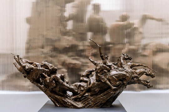 “國之大者”——中國當代大型主題性雕塑創(chuàng)作手稿巡展在軍事博物館展出