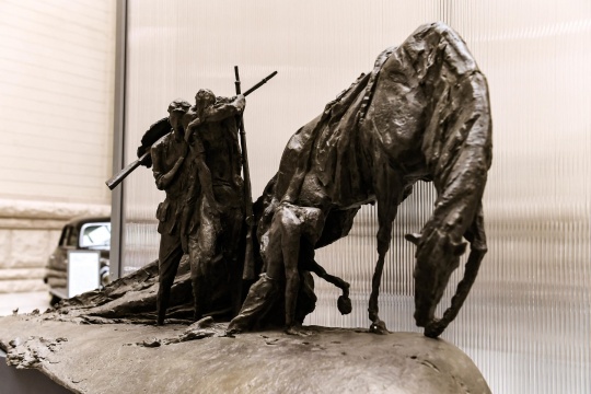 “國之大者”——中國當代大型主題性雕塑創(chuàng)作手稿巡展在軍事博物館展出