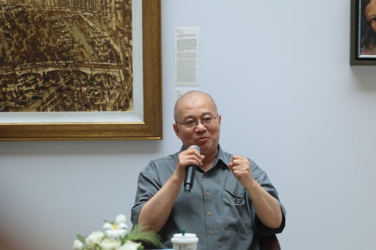中國(guó)文聯(lián)副主席、中國(guó)油畫學(xué)會(huì)會(huì)長(zhǎng) 許江
